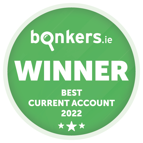Bonkers.ie Winner Best Current Account 2022